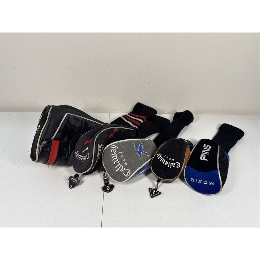 Five Fair Head Covers‎ By Callaway And Ping Golf Wood And Driver Headcovers